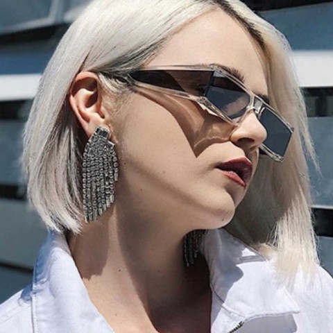 Sunglasses for Women - Punk Style with Mercury Film - Red Tint - H25318