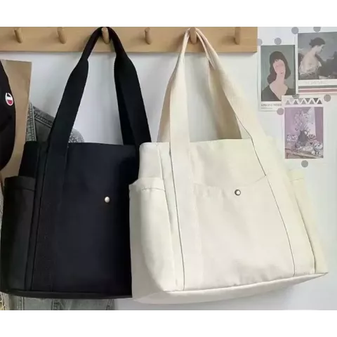 Eco-Friendly Canvas Tote Bag dh910320090 - Perfect for Work, College & Daily Commute