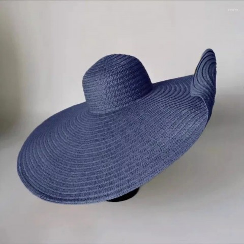 Wide Brim Sun Hat for Women - Super Large Brim with Curled Edge