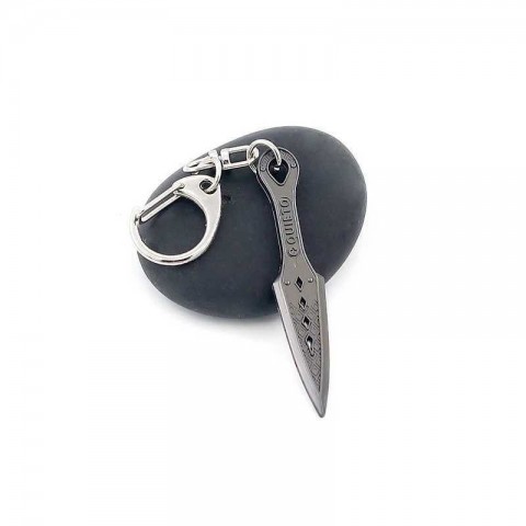Apex Legends Evil Spirit Kunai Keychain for Men, Mini Heir Butterfly Knife, 6cm Metal Pendant