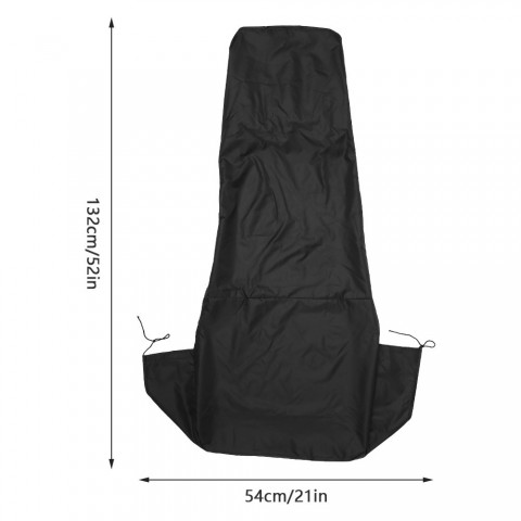 Universal Black Waterproof Car Seat Cover for Front Seats