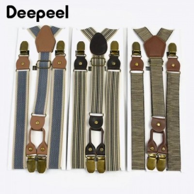 Retro Unisex Suspenders 25cm Wide Strong Clips Male Casual Jockstrap