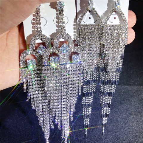 Crystal Zircon Dangle Earrings Wholesale