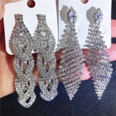 Crystal Zircon Dangle Earrings Wholesale