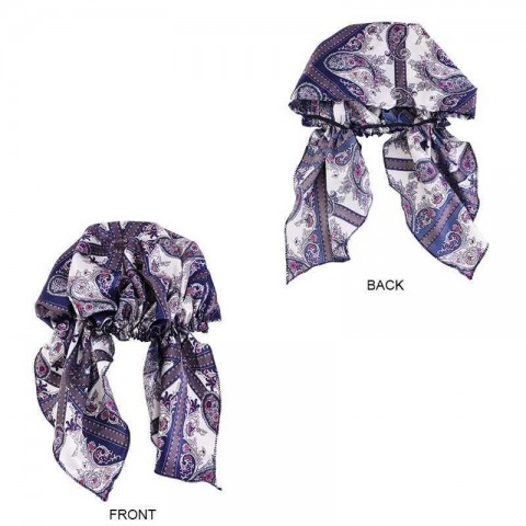 Elegant Women's Rayon Gradient Bandanas & Durag - Multifunctional Headwear for All Seasons