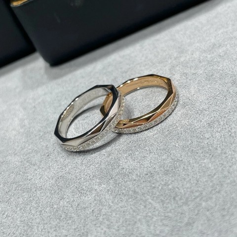 Pure Sterling Silver Rose Gold Lozenge Engagement Ring for Women