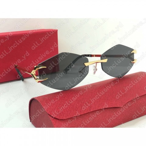 Designer Carteri Rectangle Sunglasses for Men UV400 Protection