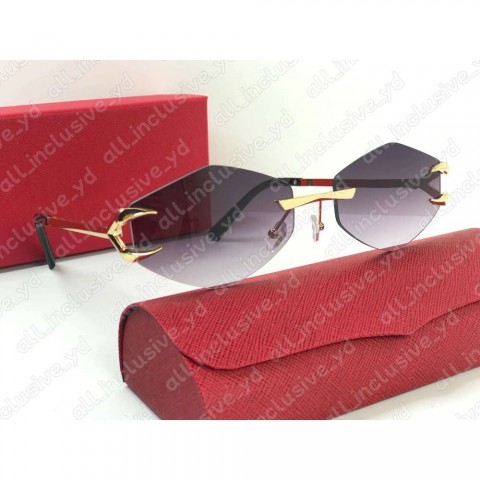 Designer Carteri Rectangle Sunglasses for Men UV400 Protection