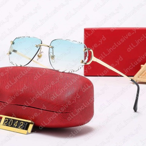 Designer Carteri Rectangle Sunglasses for Men UV400 Protection