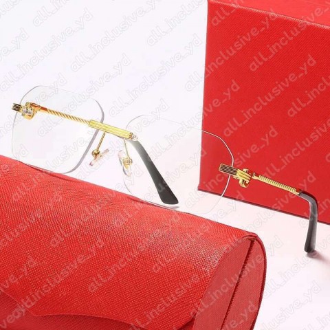 Designer Carteri Rectangle Sunglasses for Men UV400 Protection