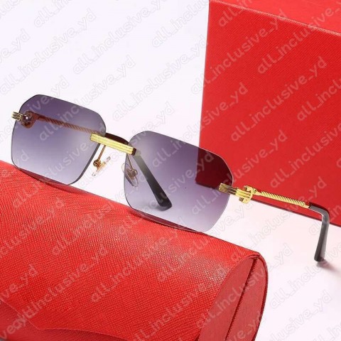 Designer Carteri Rectangle Sunglasses for Men UV400 Protection