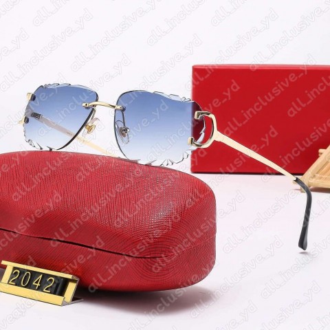 Designer Carteri Rectangle Sunglasses for Men UV400 Protection
