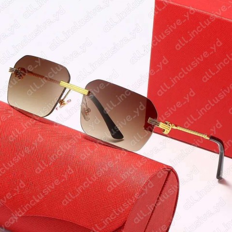 Designer Carteri Rectangle Sunglasses for Men UV400 Protection