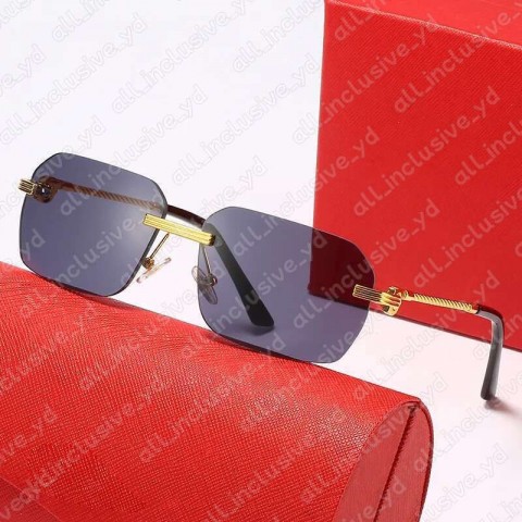 Designer Carteri Rectangle Sunglasses for Men UV400 Protection