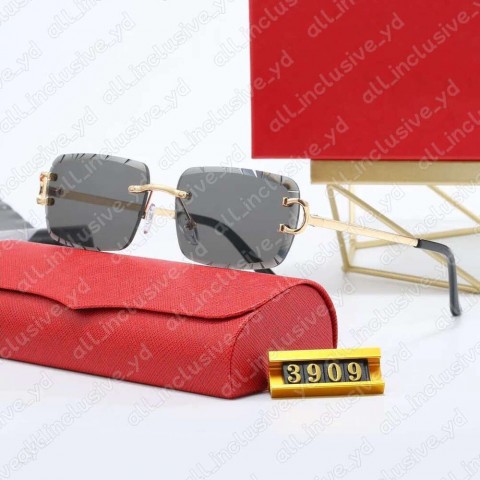 Designer Carteri Rectangle Sunglasses for Men UV400 Protection