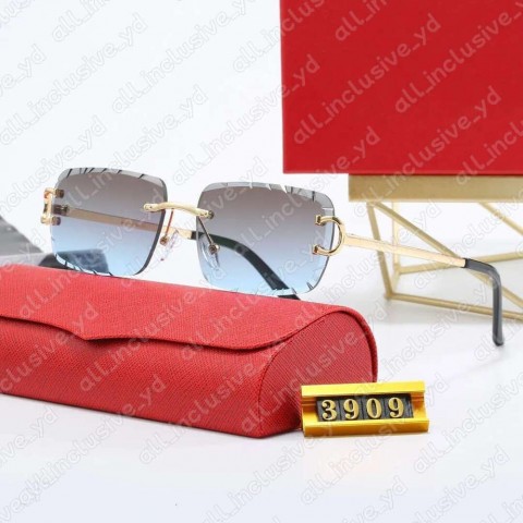 Designer Carteri Rectangle Sunglasses for Men UV400 Protection