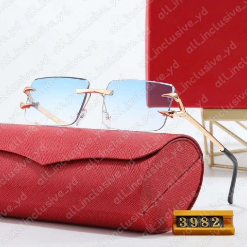Designer Carteri Rectangle Sunglasses for Men UV400 Protection