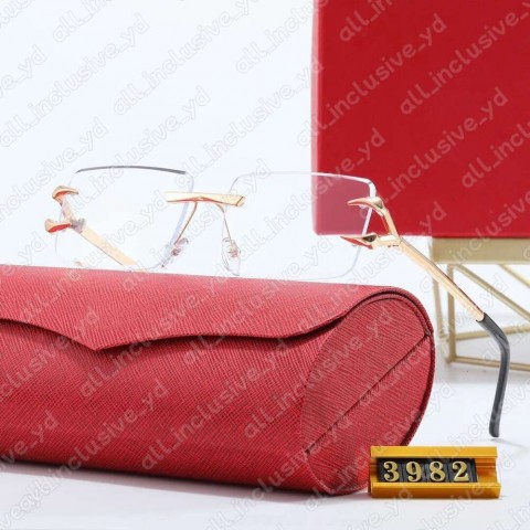 Designer Carteri Rectangle Sunglasses for Men UV400 Protection