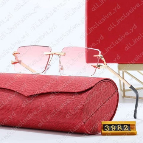 Designer Carteri Rectangle Sunglasses for Men UV400 Protection