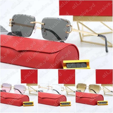 Designer Carteri Rectangle Sunglasses for Men UV400 Protection