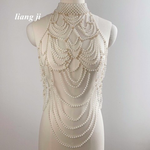 Sexy Body Chains for Women - Pearl Waist Chain & Bikini Jewelry