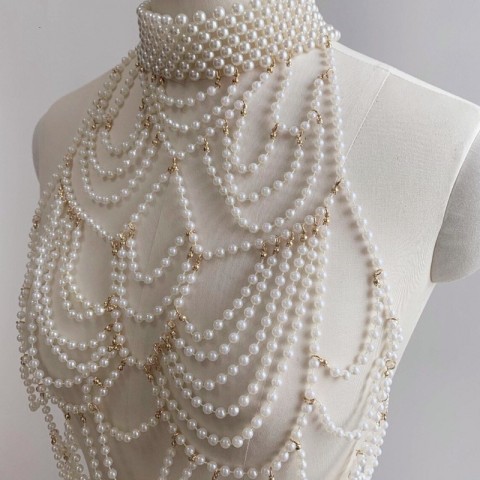 Sexy Body Chains for Women - Pearl Waist Chain & Bikini Jewelry