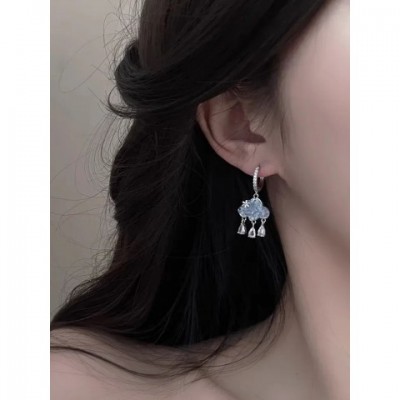 Cloud Drop Crystal Zircon Dangle Earrings for Women - Bohemian Vintage Party Jewelry