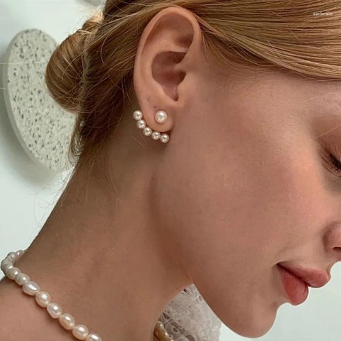 Stud Pearl Earrings for Women - Trendy Jewelry for Birthday Parties