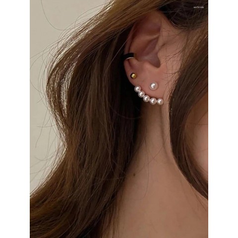 Stud Pearl Earrings for Women - Trendy Jewelry for Birthday Parties