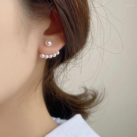 Stud Pearl Earrings for Women - Trendy Jewelry for Birthday Parties
