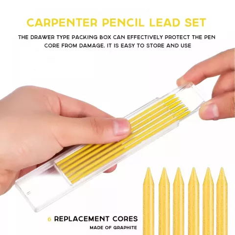24-Piece 28mm Precision Drafting Pencils Refill Kit