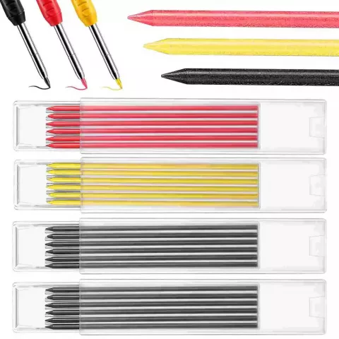 24-Piece 28mm Precision Drafting Pencils Refill Kit