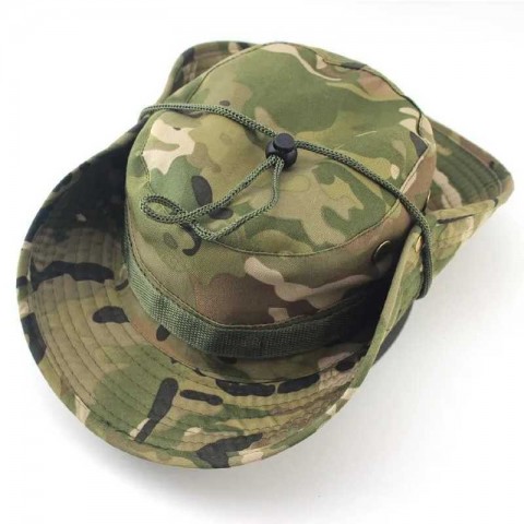 Jungle Camo Military Outdoor Fishing Hat by Bob
