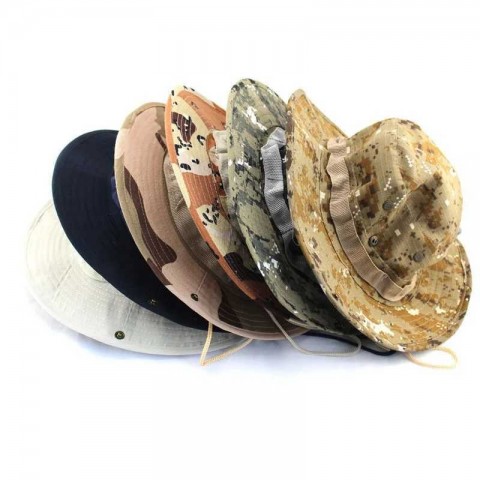 Jungle Camo Military Outdoor Fishing Hat by Bob