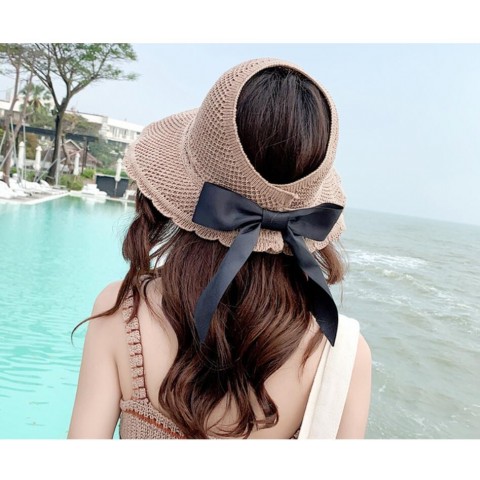 Lafite Summer Straw Hat - Wide Brim Sun Protection Hat for Ladies