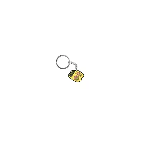 Keychain Gift for Adults - Summer Picnic Style PVC Key Ring