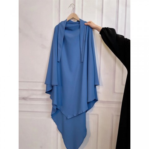 Siskakia Solid Color Moroccan Hijab for Women - 15 Colors